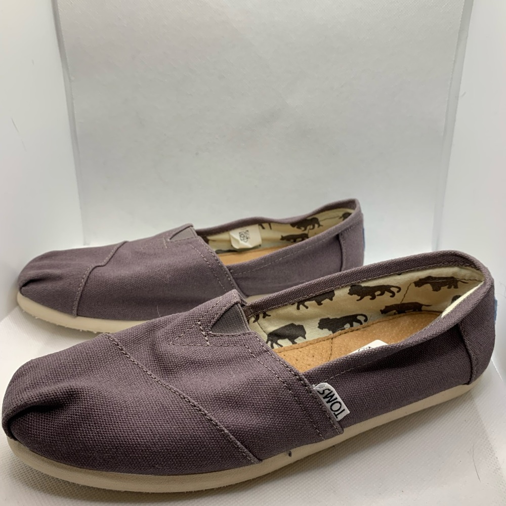 Toms Grey Slip On Shoes